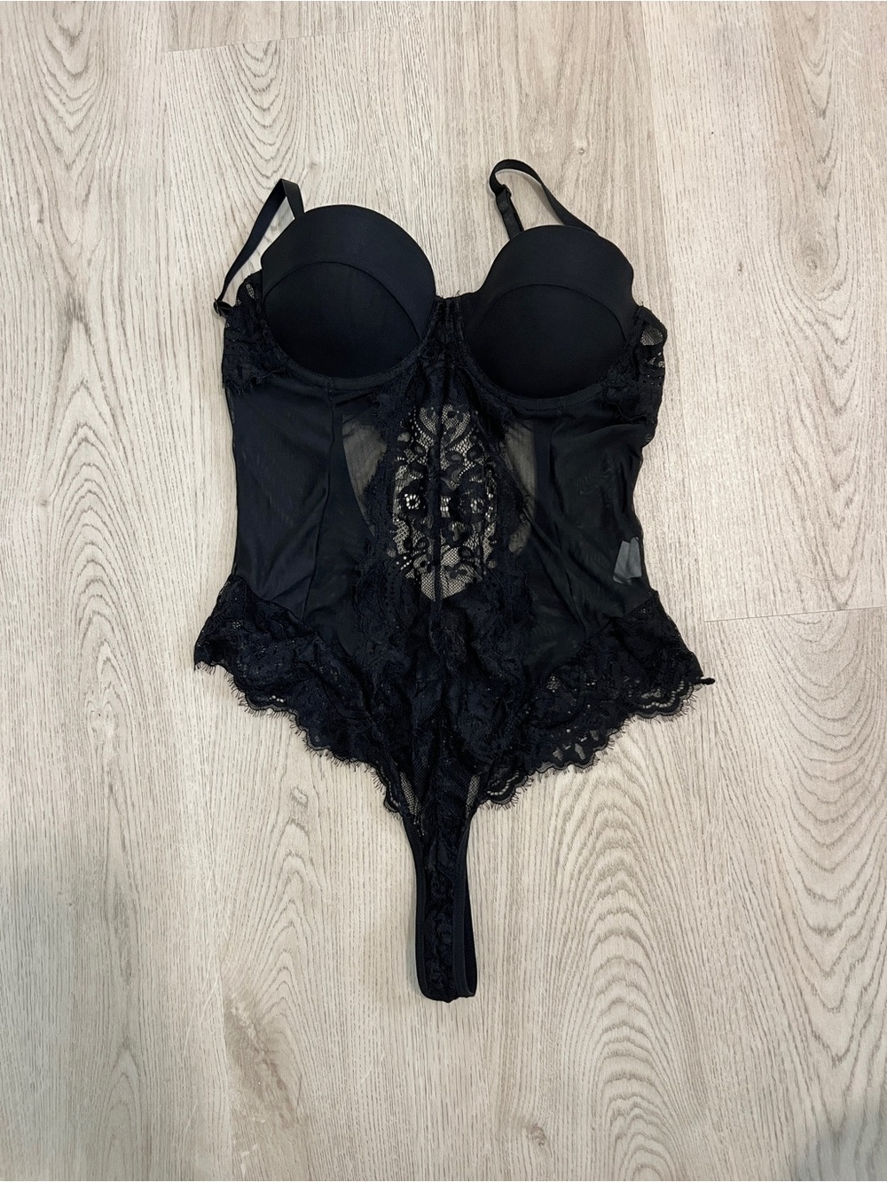 Black lace bodysuit